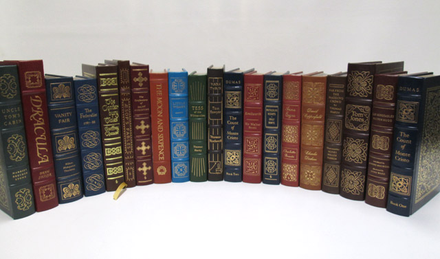 Appraisal: TWENTY EASTON PRESS LEATHER BOUND BOOKS Including Uncle Tom's Cabin