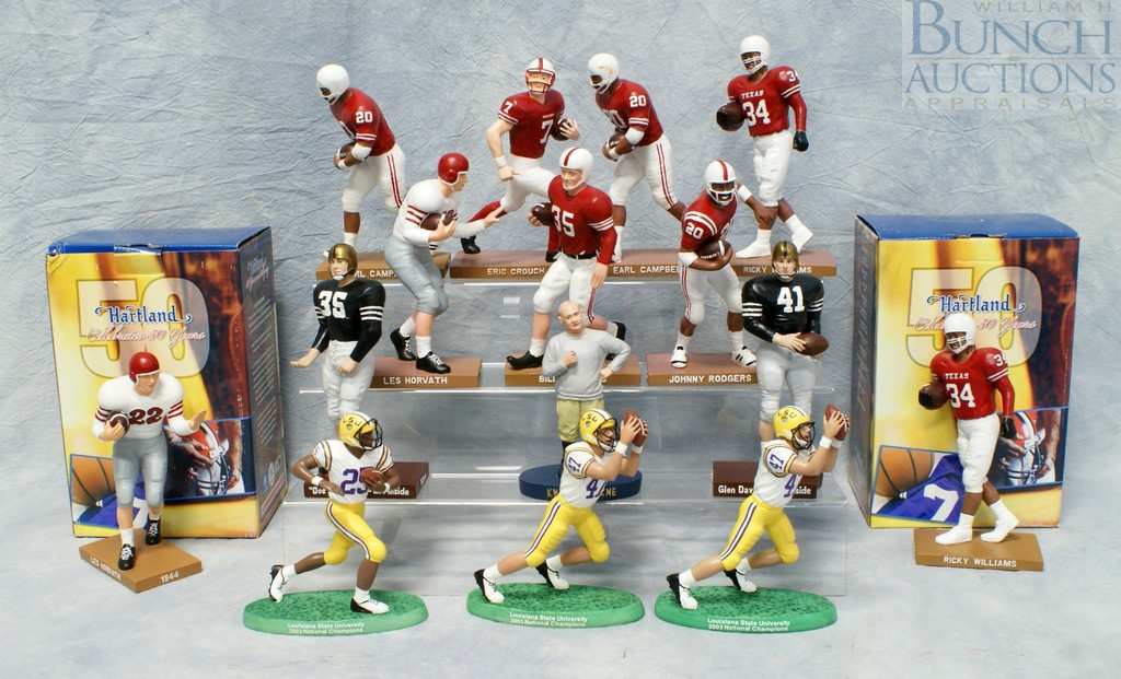 Appraisal: Hartland of Ohio football figures Ohio State Les Horvath new