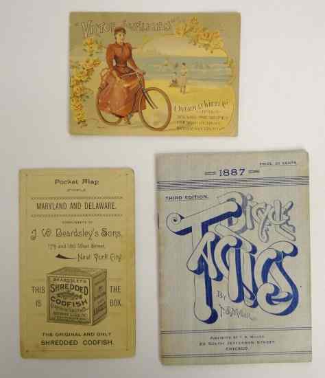 Appraisal: Ephemera lot very rare c Victor Hts catalog ''Victor Sunlights''