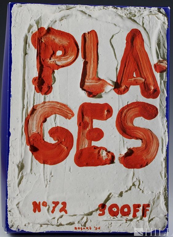 Appraisal: Plages No Mixed Media Objet D'Art Collage Book Various Artist