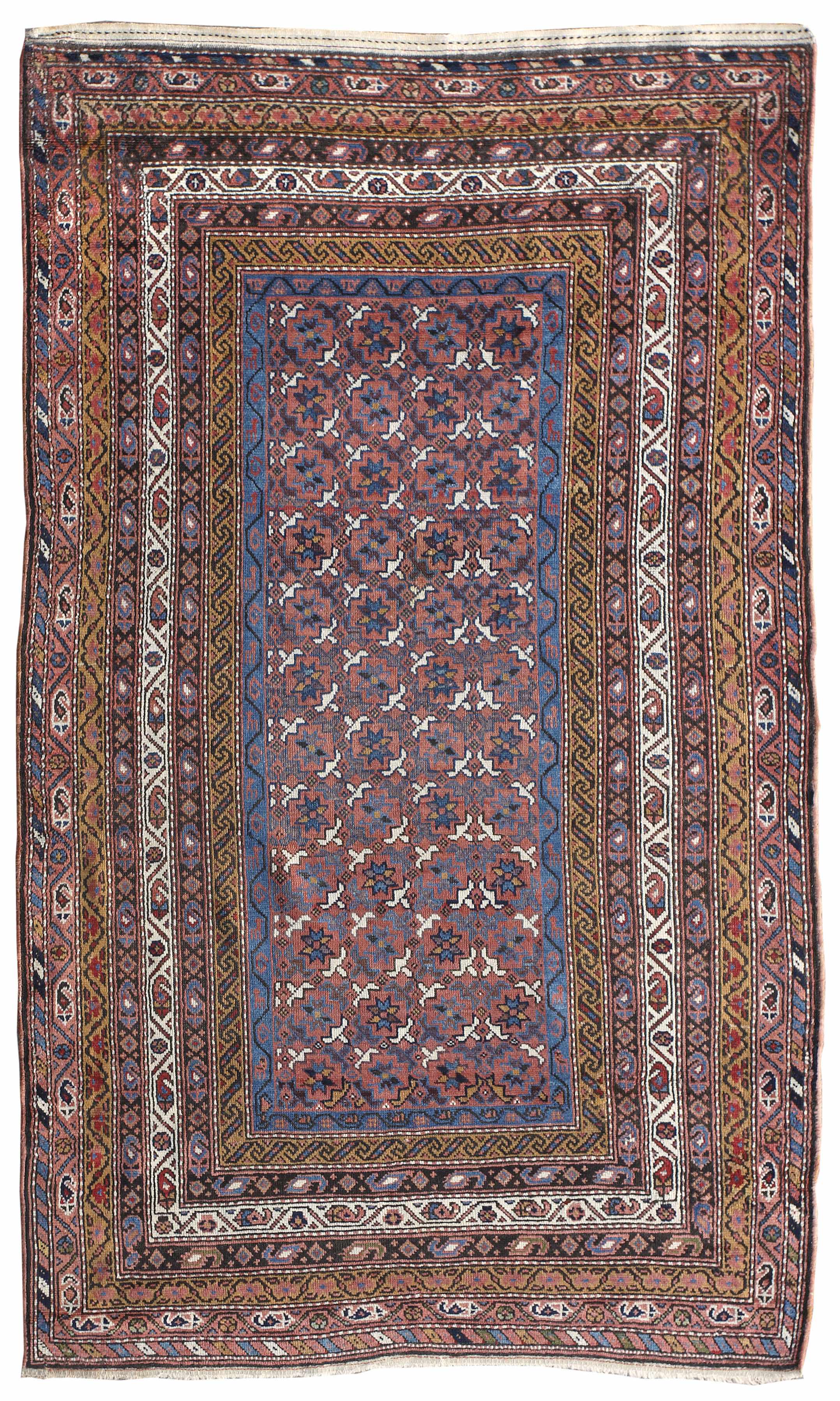 Appraisal: A Kurdish rug size approximately ft in x ft in