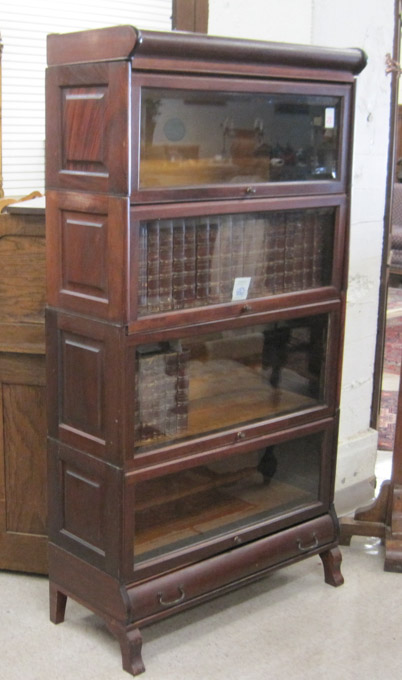 Appraisal: STACKING MAHOGANY BOOKCASE Century Sectional Bookcase by Century Cabinet Co