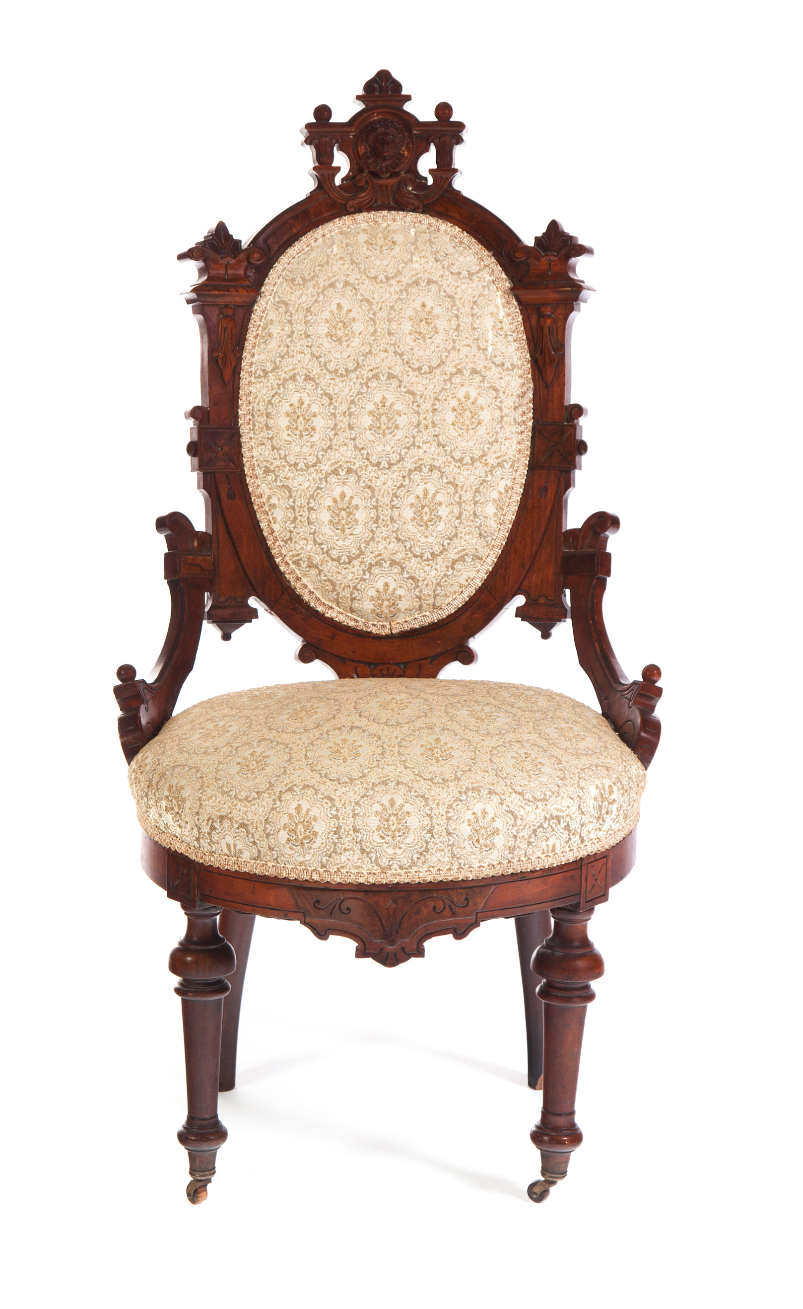 Appraisal: HIGH STYLE VICTORIAN SIDE CHAIR American rd quarter- th century