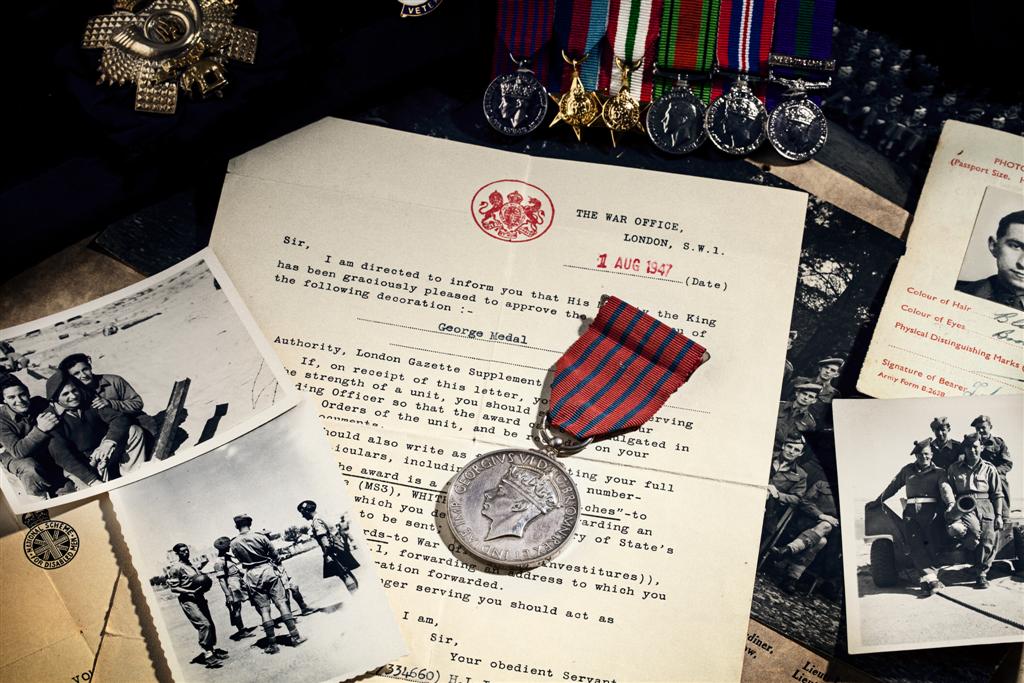 Appraisal: A George Medal to Lt James Masson commissioned to Highland