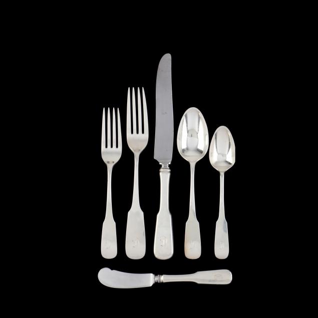 Appraisal: Old Newbury Crafters Moulton- Sterling Silver Flatware Service pieces hand-wrought