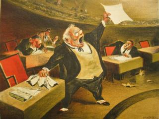 Appraisal: William Gropper lithograph William Gropper American - - ''The Senate''-