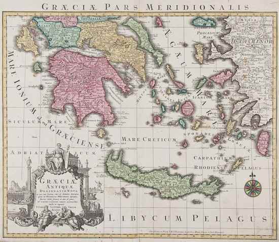 Appraisal: Greek Islands - a mixed group of maps and plans