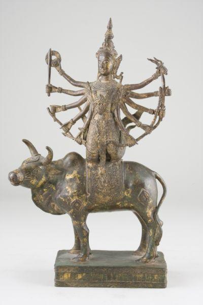 Appraisal: Thai Gilded Bronze of Bodhisattva Lokesvara th - th century