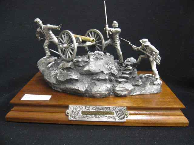 Appraisal: Chilmark Pewter Civiil War Figurine''Picketts Charge'' by Francis Barnum ''