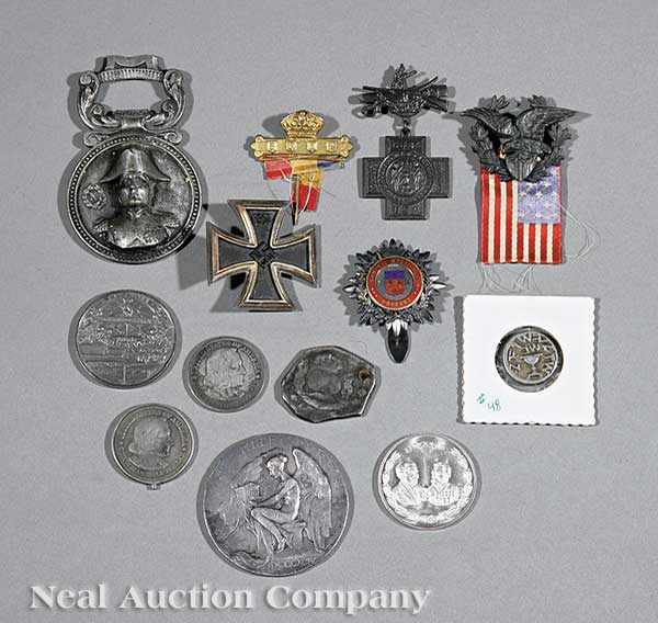 Appraisal: A Group of American and Continental Medals and Pins including