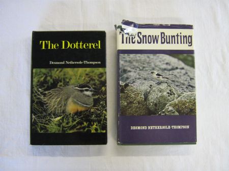 Appraisal: DESMOND NETHERSOLE-THOMPSON THE SNOW BUNTING - THE DOTTEREL st edn