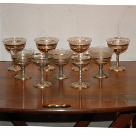 Appraisal: Set of Twelve Gorham Sterling Silver Stem Sorbet Dishes Together