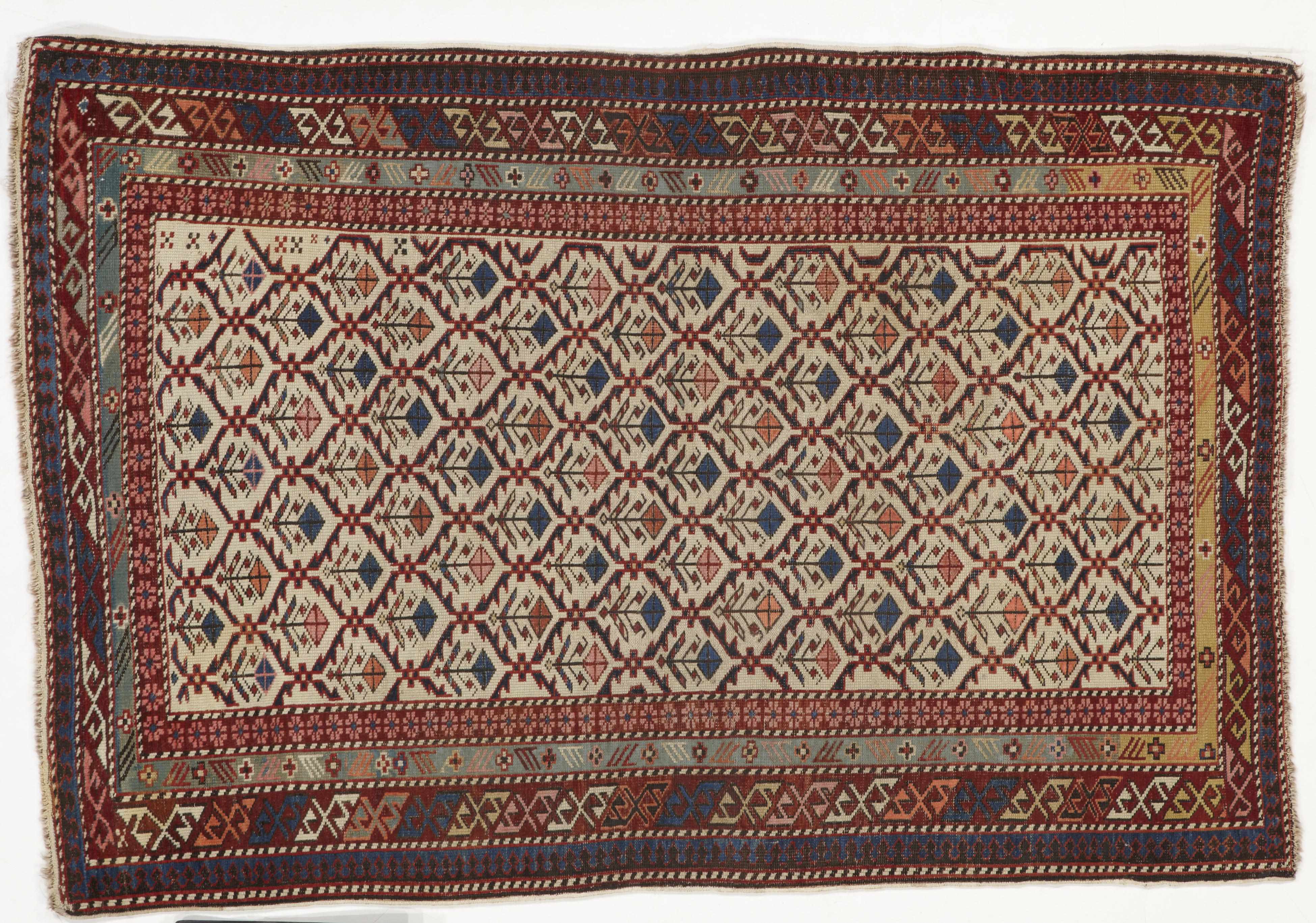 Appraisal: Shirvan rug late th centuryCaucasus size approximately ft in x