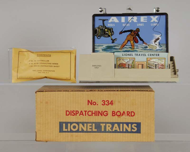 Appraisal: Lionel O- Train Dispatching Board with Orig Description Box ''