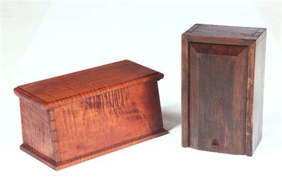 Appraisal: TWO BOXES American th century Unsigned examples by D R