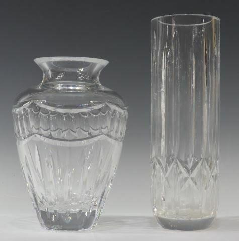 Appraisal: lot of Waterford cut crystal vases including Pompeii pattern bearing