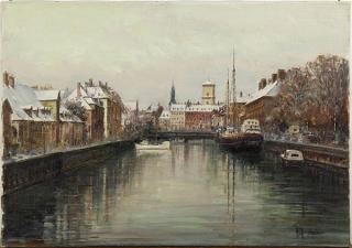 Appraisal: Painting Wladyslaw Chemielinski Wladyslaw Chemielinski Polish b Snow on the