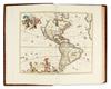 Appraisal: BLAEU JOHANNES America Quae est Geographiae Blavianae hand-colored double-page engraved