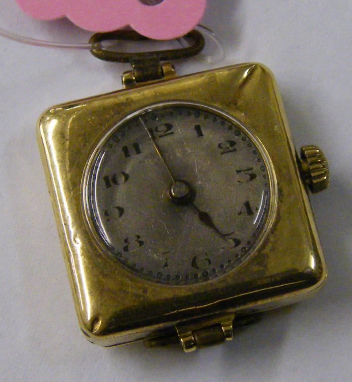 Appraisal: Early Rolex ct square lady's wristwatch circa circular silvered dial