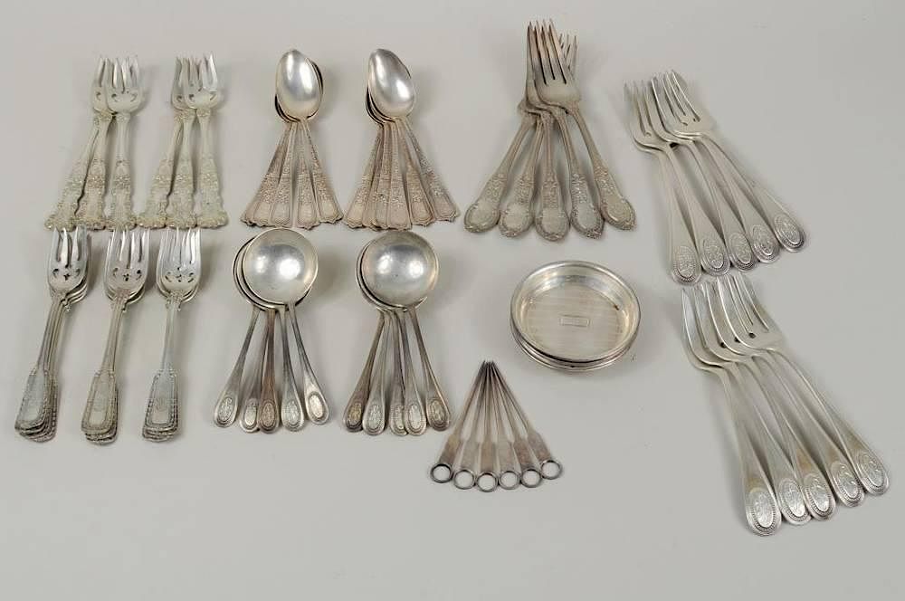 Appraisal: Group Sterling Silver Flatware Items Group of miscellaneous sterling silver