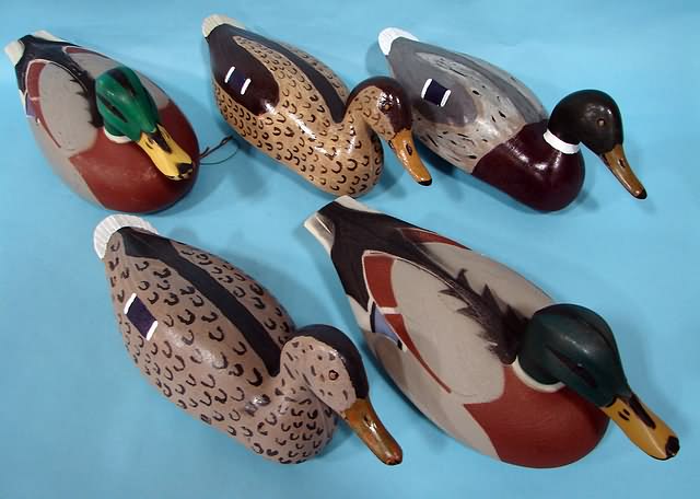 Appraisal: Group of plastic Victor Duck decoys Lititz PA