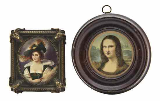 Appraisal: A Portrait Miniature on Ivory depicting a lady in th