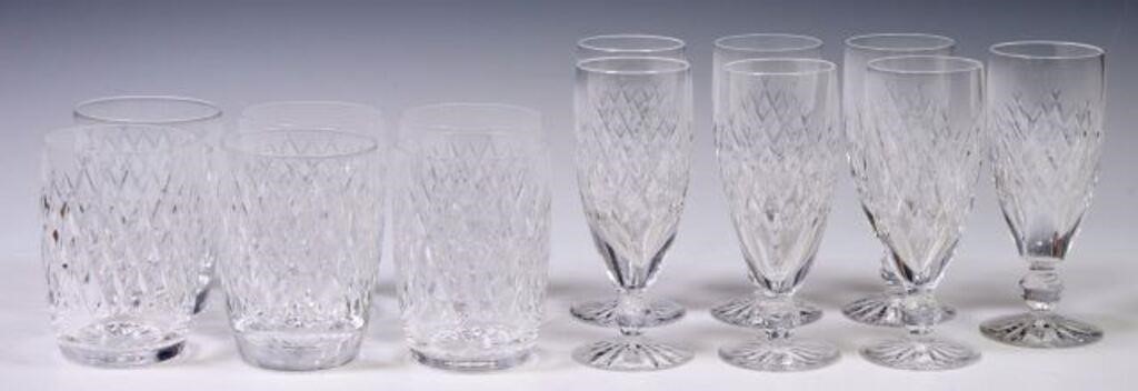 Appraisal: WATERFORD BOYNE CRYSTAL CHAMPAGNE TUMBLERS lot of Waterford cut crystal