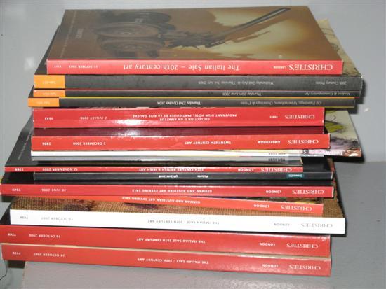 Appraisal: Christies sale catalogues of Italian German Austrian Art and miscellaneous