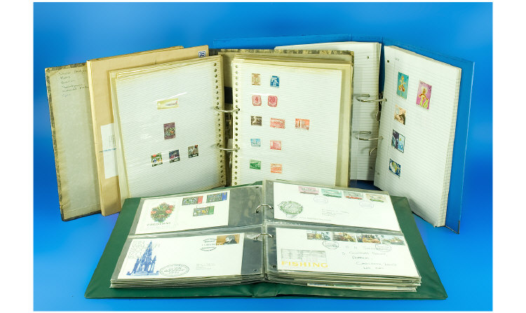 Appraisal: Two Albums of World Stamps and an Album of First