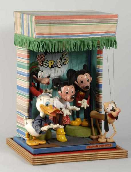 Appraisal: Walt Disney Pelham Puppet Store Display Description Marked Pelham Puppets