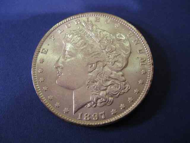 Appraisal: U S Morgan Silver Dollar uncirculated