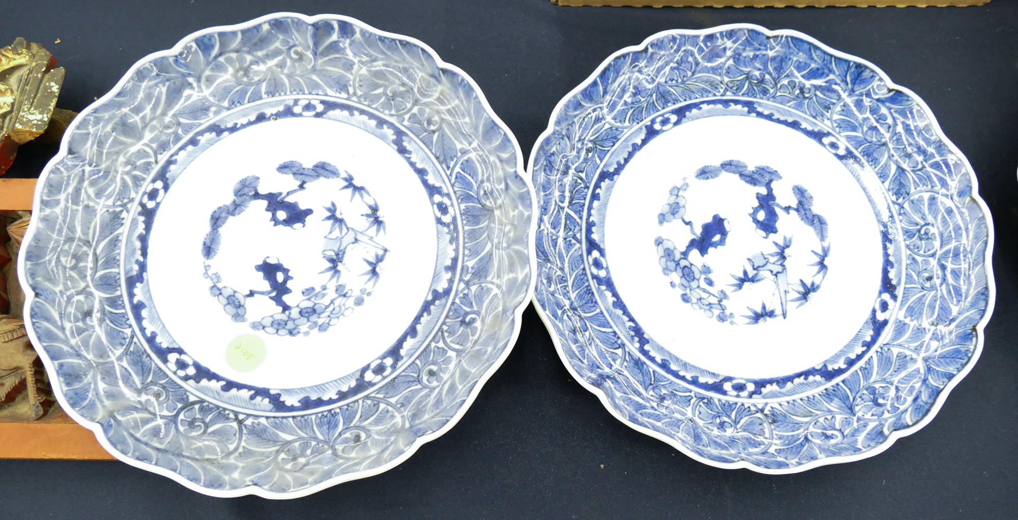 Appraisal: Pair Japanese Meiji Arita Plates- ''