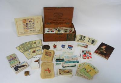 Appraisal: A quantity of cigarette cards including J Wicks Sons Ltd