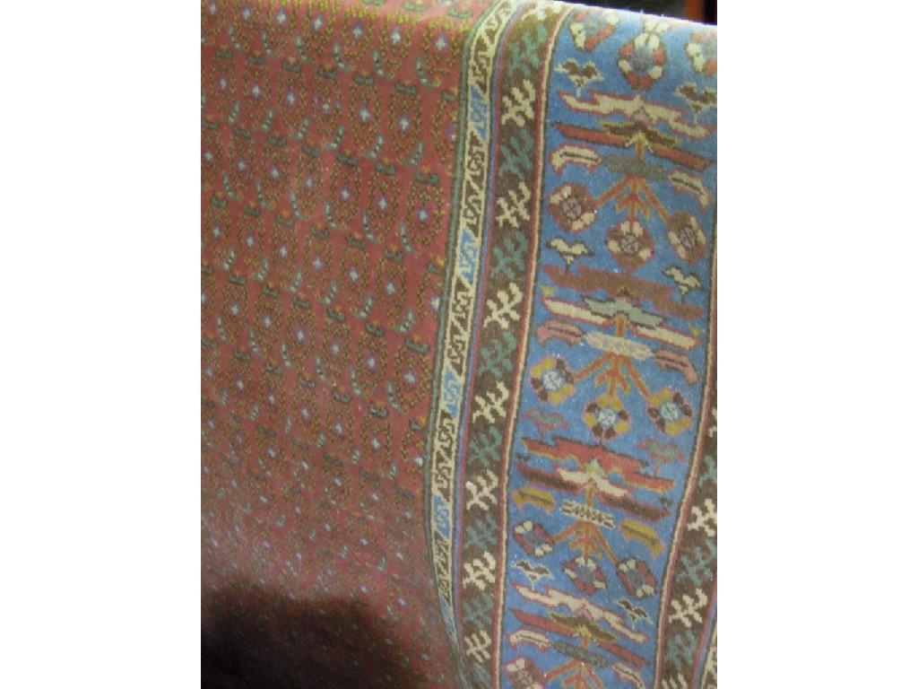 Appraisal: A Middle Eastern design carpet with multi boteh to the