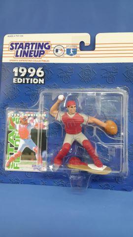 Appraisal: Starting Lineup Ivan Rodriguez Action Figure Texas Rangers - includes