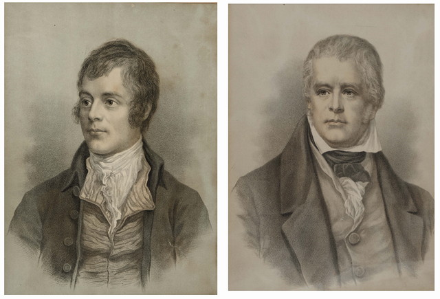 Appraisal: A PAIR OF PORTRAITS of th Century male subjects in