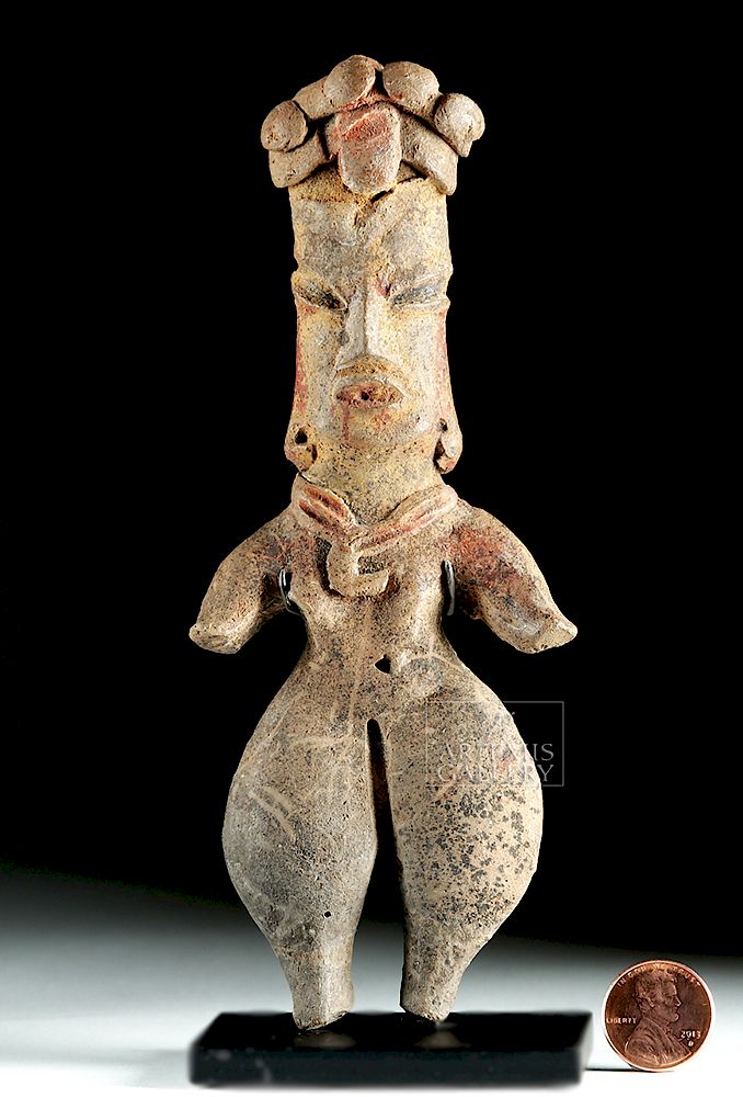 Appraisal: Tlatilco Pottery Pretty Lady Figure ex-Hollywood Originally Listed At Pre-Columbian