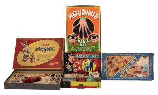 Appraisal: Group of Four Vintage Magic Sets Including Zenith Magic Set