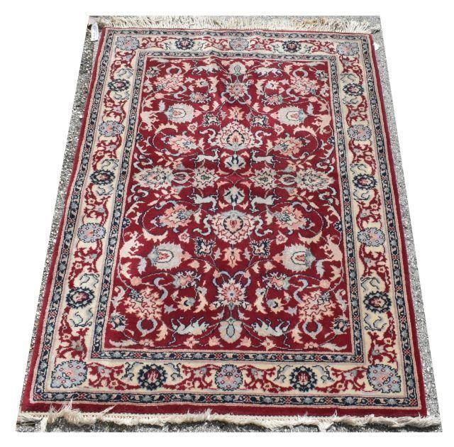 Appraisal: Hand-tied rug approx ' l ' w Provenance From the