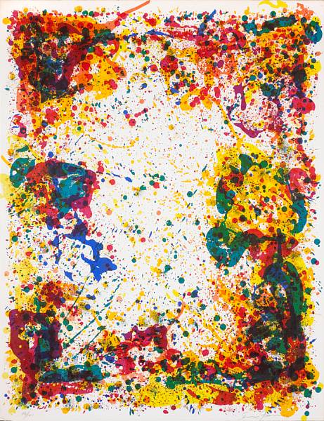 Appraisal: Sam Francis American - Freshet L S SFS- G Silkscreen