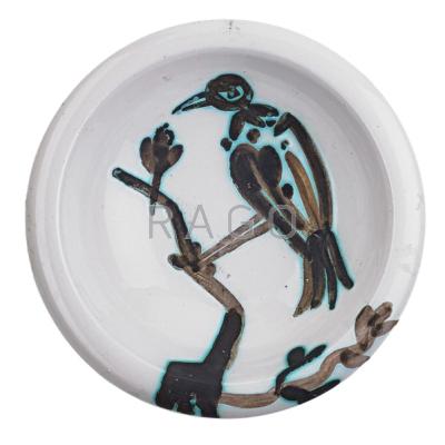 Appraisal: PABLO PICASSO - MADOURA Ashtray Bird on a branch France