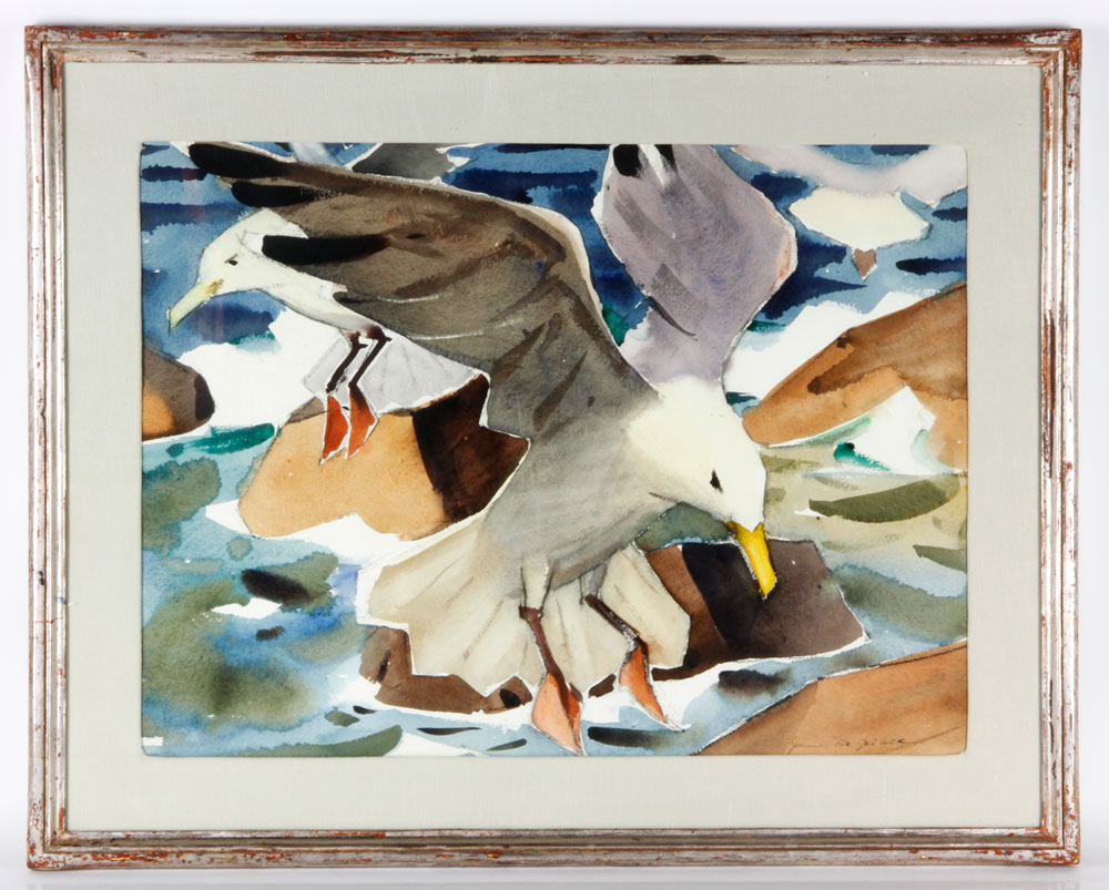 Appraisal: - Fitzgerald Gulls W C James Edward Fitzgerald - Gulls