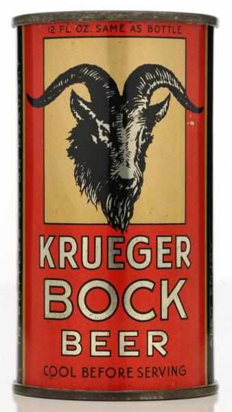 Appraisal: Krueger Bock Beer Small Opener Instructional Can - OI Very