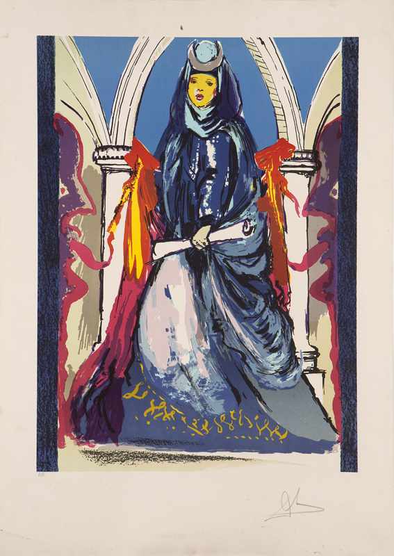 Appraisal: 'Lady Blue Tarot The High Priestess '' image size ''