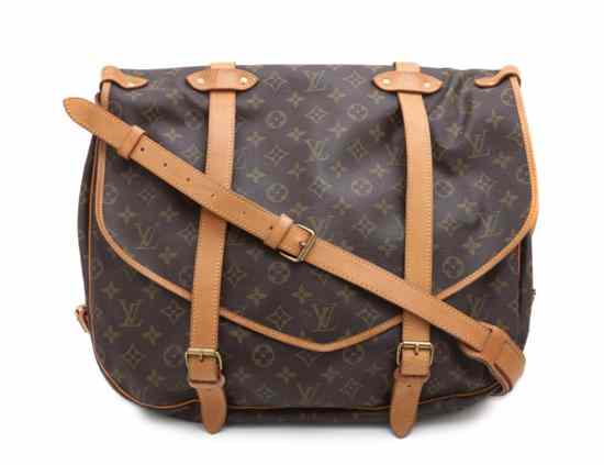 Appraisal: A Louis Vuitton Monogram Canvas Saddlebag Stamped Louis Vuitton x