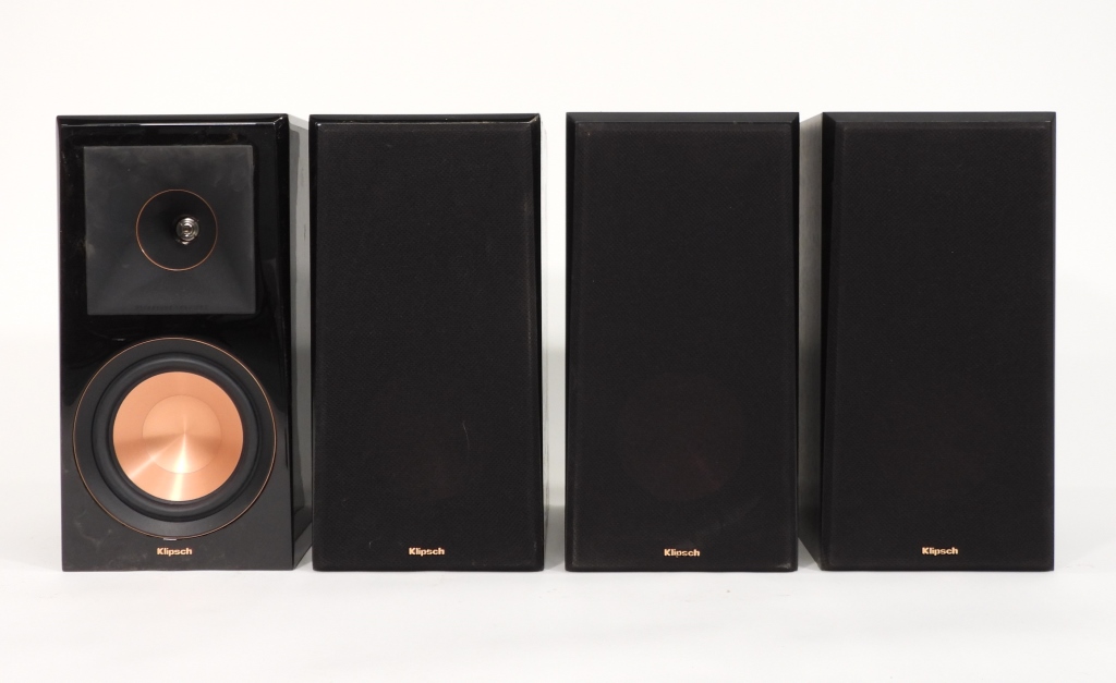 Appraisal: PC KLIPSCH RP M BOOKSHELF SPEAKERS United States ModernBlack case