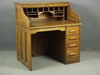 Appraisal: DESK - EARLY TH C OAK ROLL TOP DESK 'S'