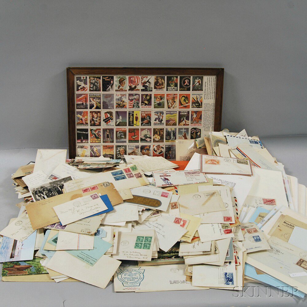 Appraisal: Collection of Material of Interest to Philatelic Collectors numerous commemorative