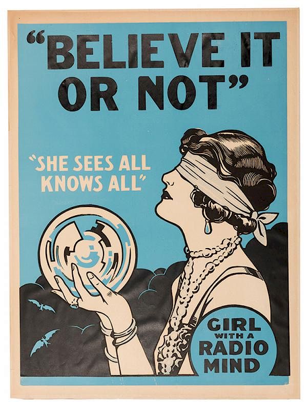 Appraisal: Believe It Or Not Girl With a Radio Mind Mentalism