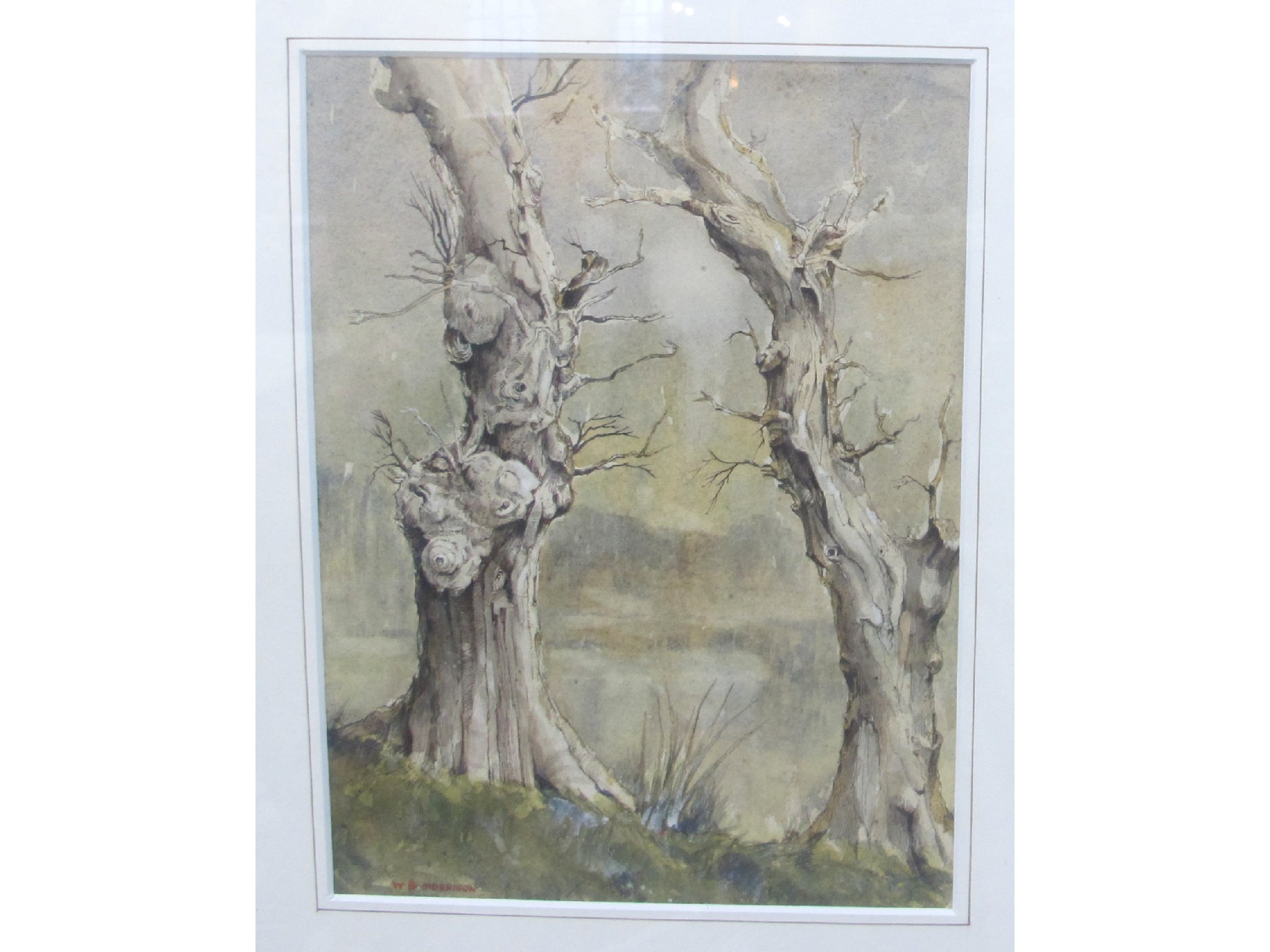 Appraisal: WILLIAM B MORRISON 'Dead Trees by Ardluie' watercolour Jean MacDonald